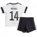 Tyskland Jamal Musiala #14 Hjemmedraktsett Barn VM 2022 Korte ermer (+ Korte bukser)